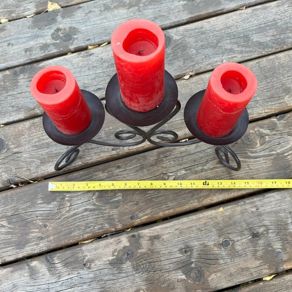 Holder and Candles - Picture 3 of 8